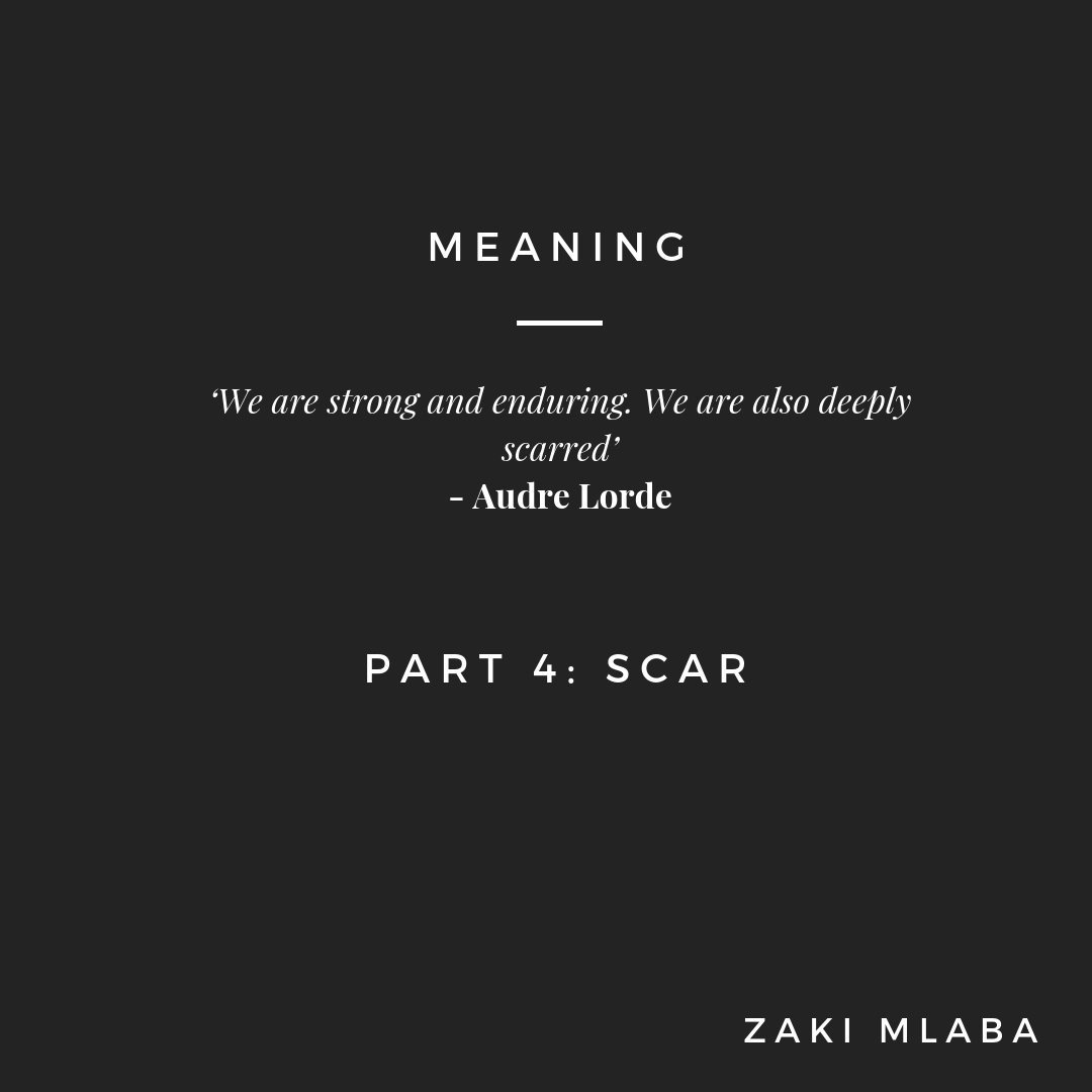 Meaning. Part 4: Scar