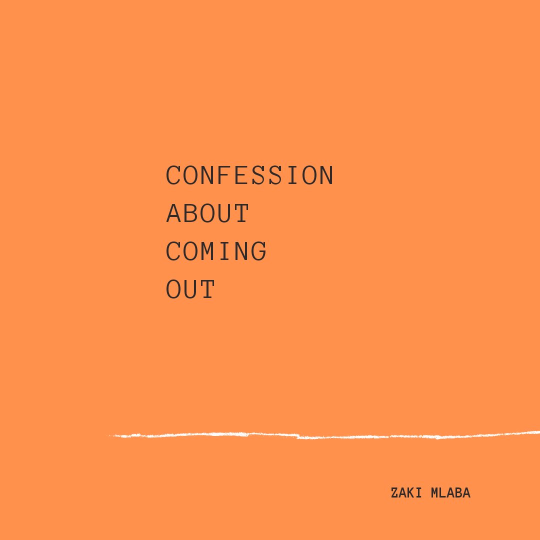 Confession About Coming Out